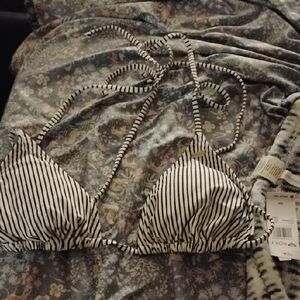 Striped Bikini Top Roxy